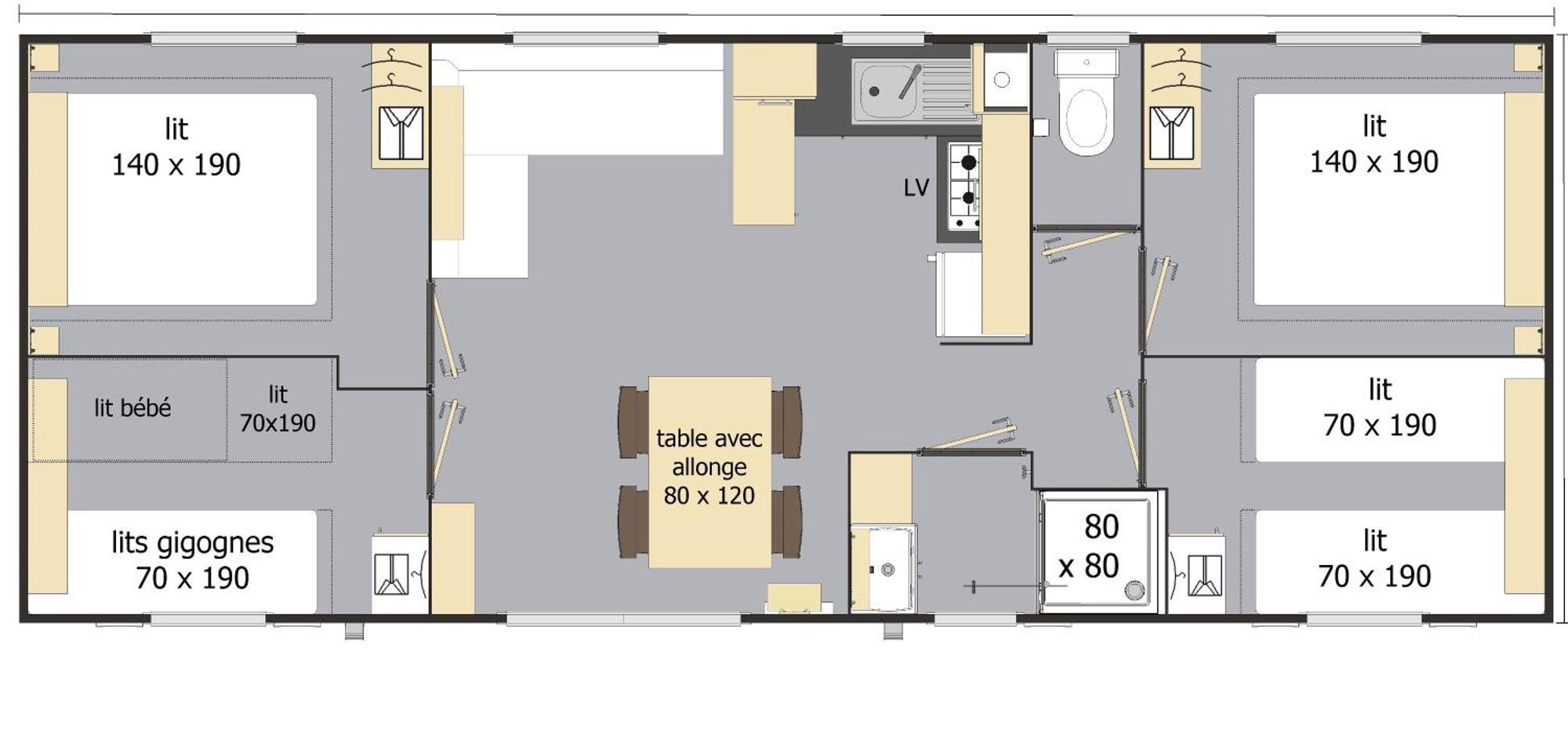 Campingplatz Mobil Xxl 4 - Le Coiroux Aubazines